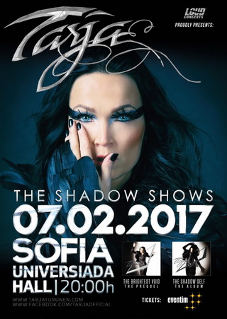 Tarja Turunen с концерт в София на 7-ми февруари