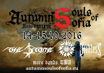 THE STONE, ANOMALIE и DIABLESS са първите три групи за Autumn Souls Of Sofia 2016