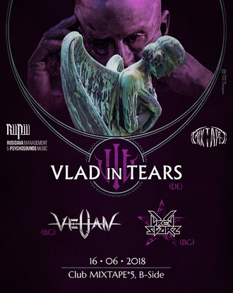 Последни детайли за концерта на VLAD IN TEARS, VELIAN и DREG STARZ
