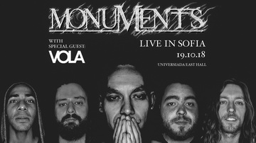 MONUMENTS и VOLA с общ концерт в София на 19-и октомври