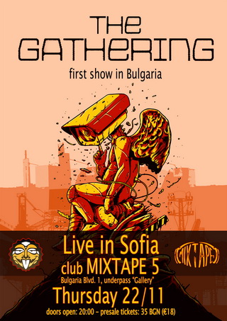 Последни подробности за концерта на THE GATHERING в София