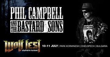 PHIL CAMPBELL AND THE BASTARD SONS идват за Wolf Fest – Вълчата пътека