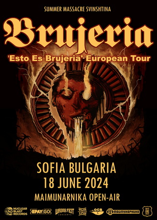 BRUJERIA с концерт в София на 18-и юни