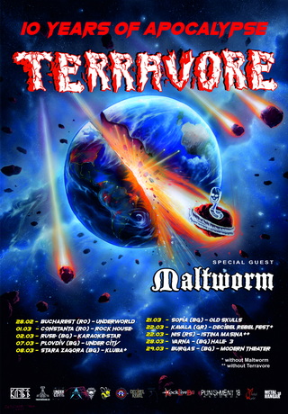 TERRAVORE и MALTWORM с общо турне тази пролет