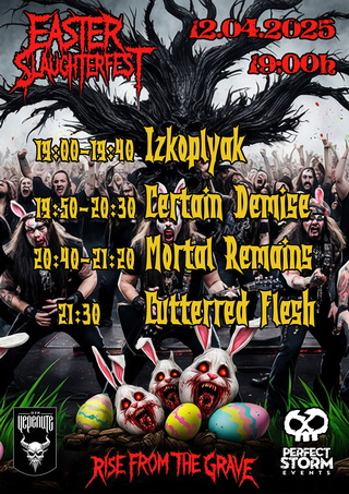 Easter Slaughterfest на 12-и април в клуб При Черепите