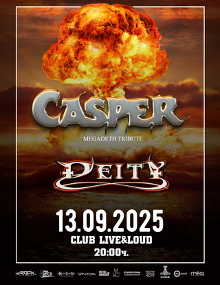 CASPER и DIETY с концерт в София на 13-и септември