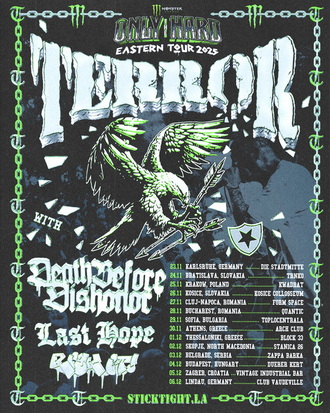 TERROR, DEATH BEFORE DISHONOR, RISK IT! и LAST HOPE с общо турне и концерт в София на 29-и ноември