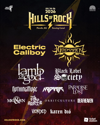 LAMB OF GOD, ELECTRIC CALLBOY, BLACK LABEL SOCIETY и още четири групи се присъединяват към Hills of Rock 2026