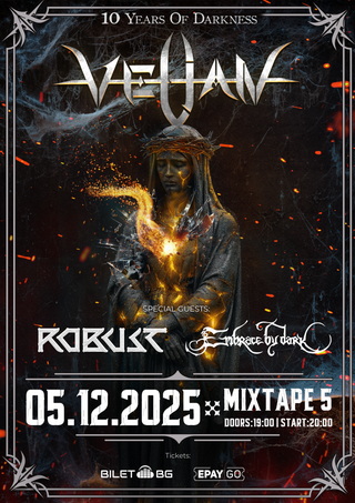 EMBRACE BY DARK се присъединяват към специалния концерт по случай десетата годишнина на VELIAN