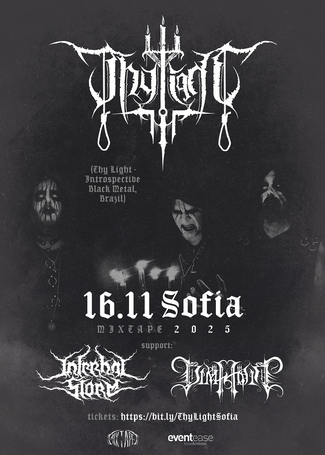 Последни подробности за концерта на THY LIGHT, DIMHOLT и INFERNAL STORM