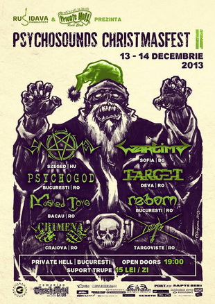WARTIME с участие на Psychosounds Christmas Fest в Румъния