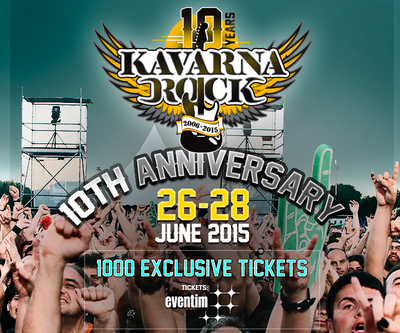 10 години Kavarna Rock през 2015-а