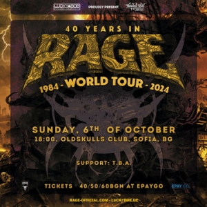 RAGE с концерт в София на 6-и октомври