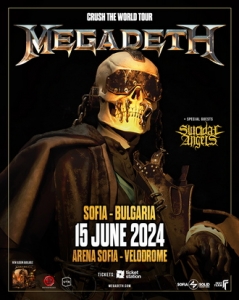 SUICIDAL ANGELS откриват концерта на MEGADETH в София