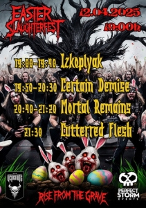 Easter Slaughterfest на 12-и април в клуб При Черепите