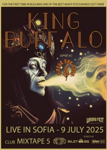 TICKLE THE SAGE откриват концерта на KING BUFFALO в София
