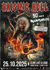 RAISING HELL с трибют вечер по случай 50 години IRON MAIDEN