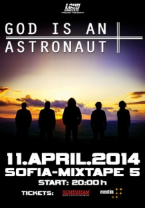 GOD IS AN ASTRONAUT в София на 11-и април