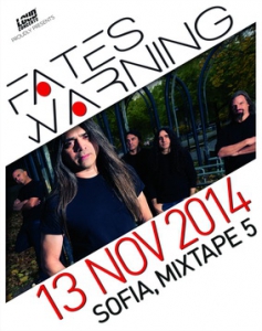FATES WARNING с концерт в София на 13-и ноември