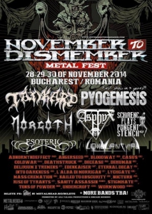 Информация за NOVEMBER TO DISMEMBER METAL FEST